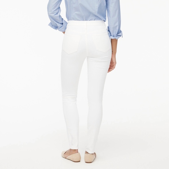 JCREW Size 30 9" Mid-Rise Skinny Jean in Signature Stretch White BO929 - Picture 3 of 6